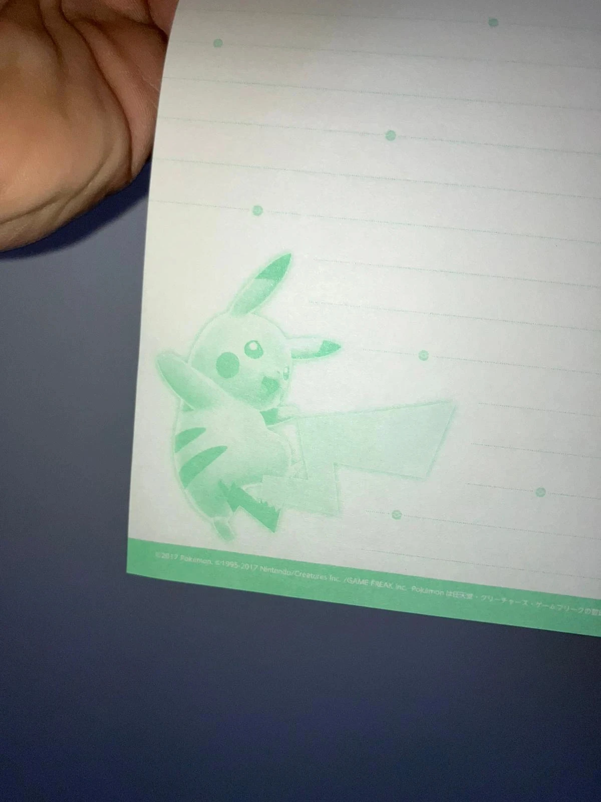 Carnet de note Pikachu - Soleil et lune 2017 – photo 4